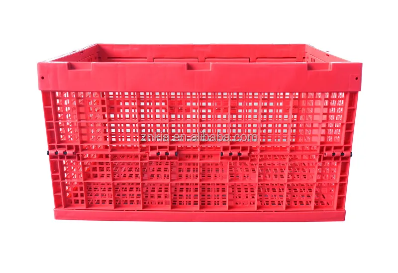 60x40x33cm heavy duty plastic stackable baskets for fruits
