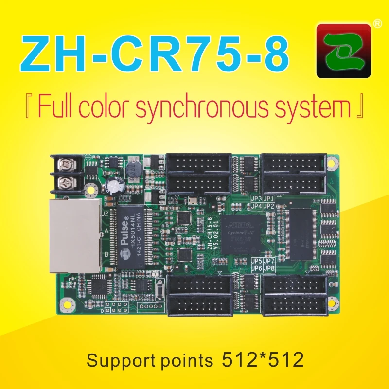 ZH Outdoor Led Module P10 ZH-CR75-8 Controller Receiving Cards