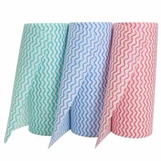 Golden Supplier customized printed cleaning cloth spunlace non-woven kitchen wipes