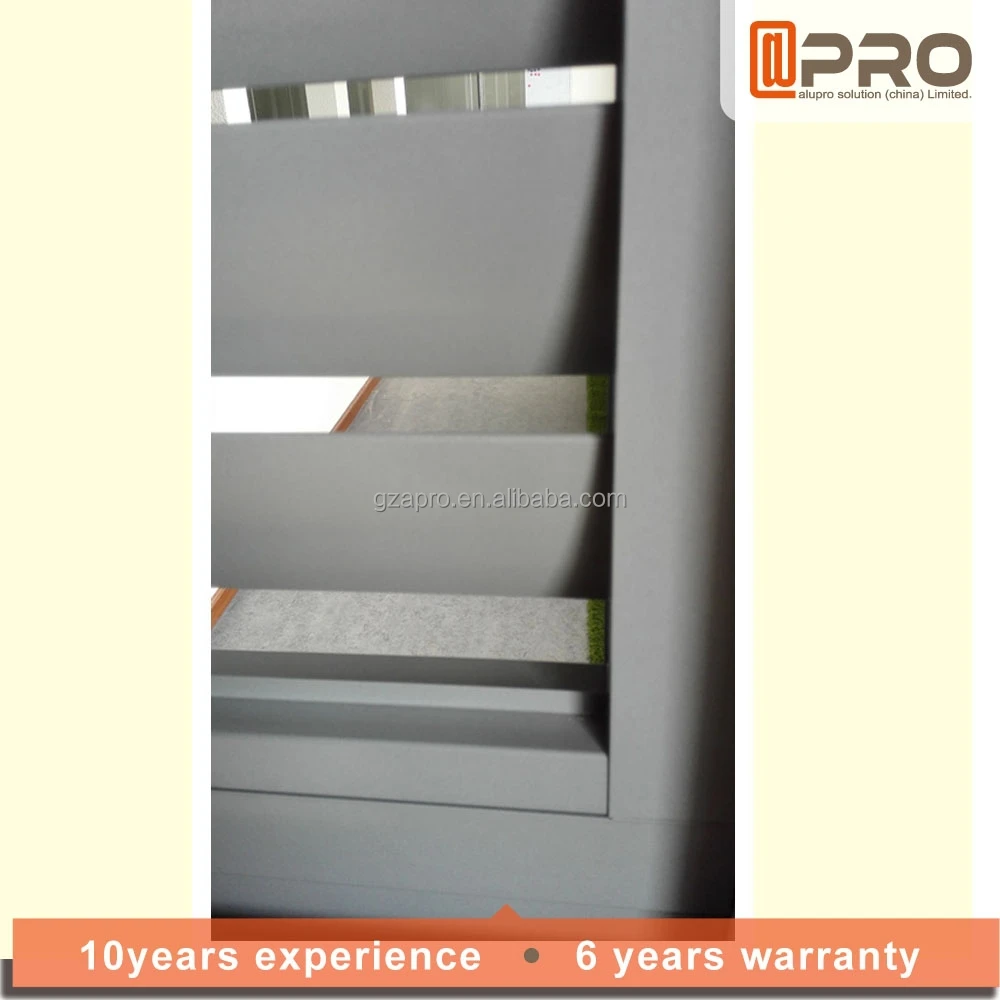 Aluminum exterior shutters sun louver exterior blinds with low price horizontal louver blinds sunshade louver shutter window