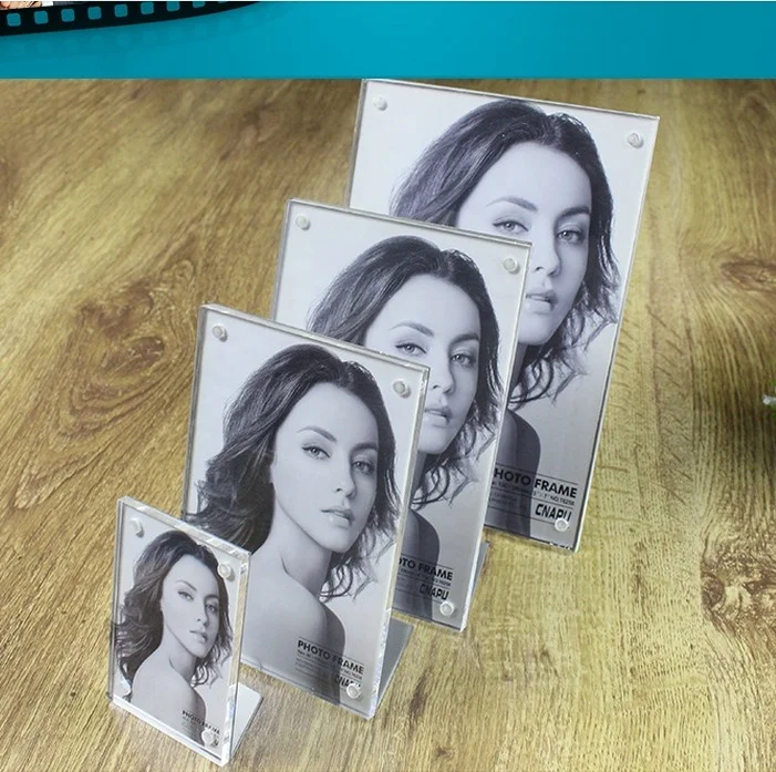 Custom clear acrylic hot sexy girls photo frame digital picture photo frame