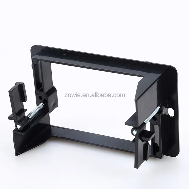 1-Gang Old Work Low Voltage Mounting Bracket  for Telephone Wire  Coaxial Cable  HDMI/HDTV Cable  Speaker Wire  Networking