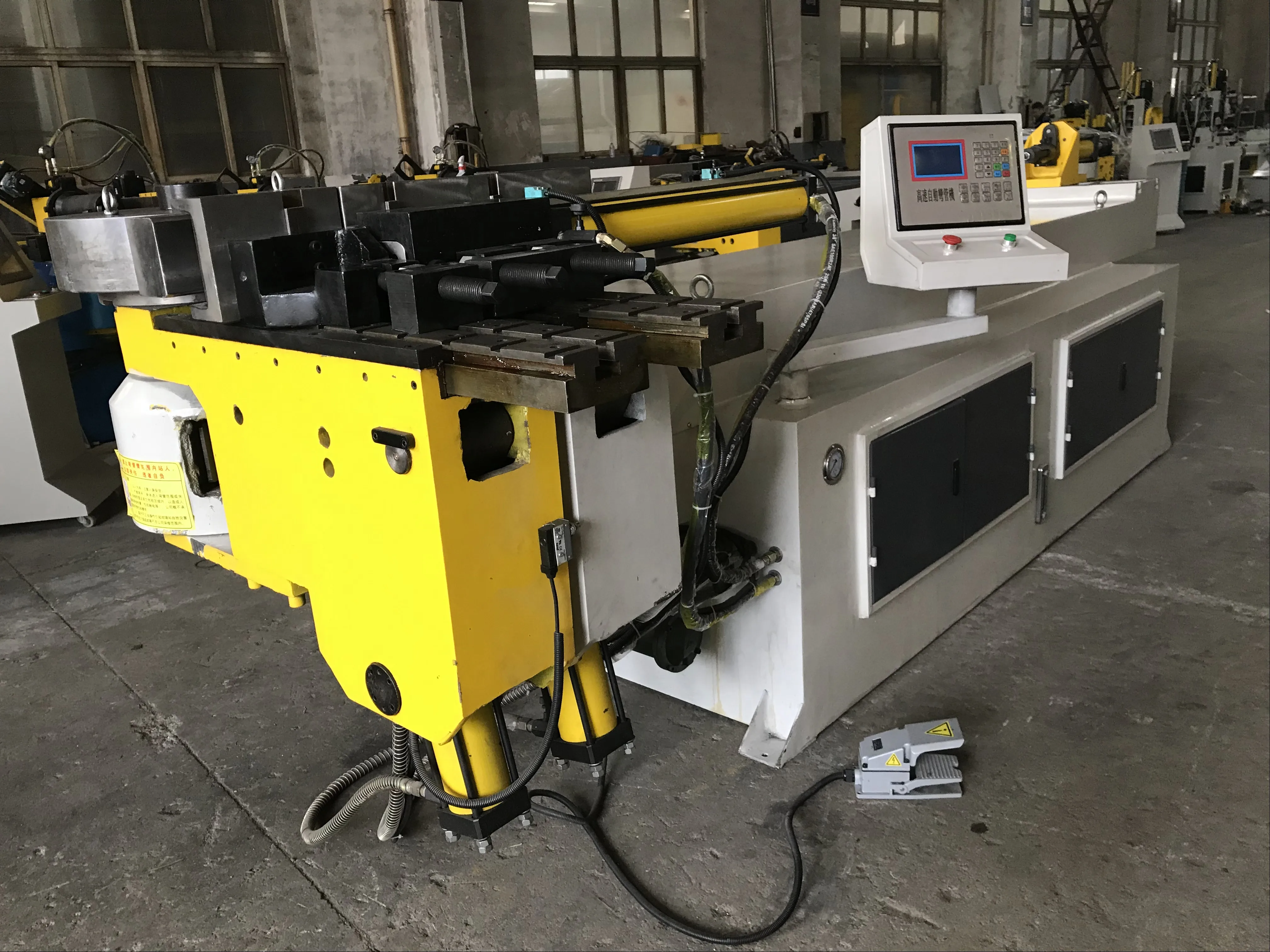 Гидравлическая трубогибочная машина Zhuoran DW89NC с одной головкой для труб из нержавеющей стали