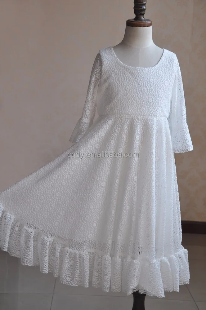 Baby Girl Satin Princess Dress Kids Spring white Dresses for Toddler Lace Girls Children Floral Fashion Clothes