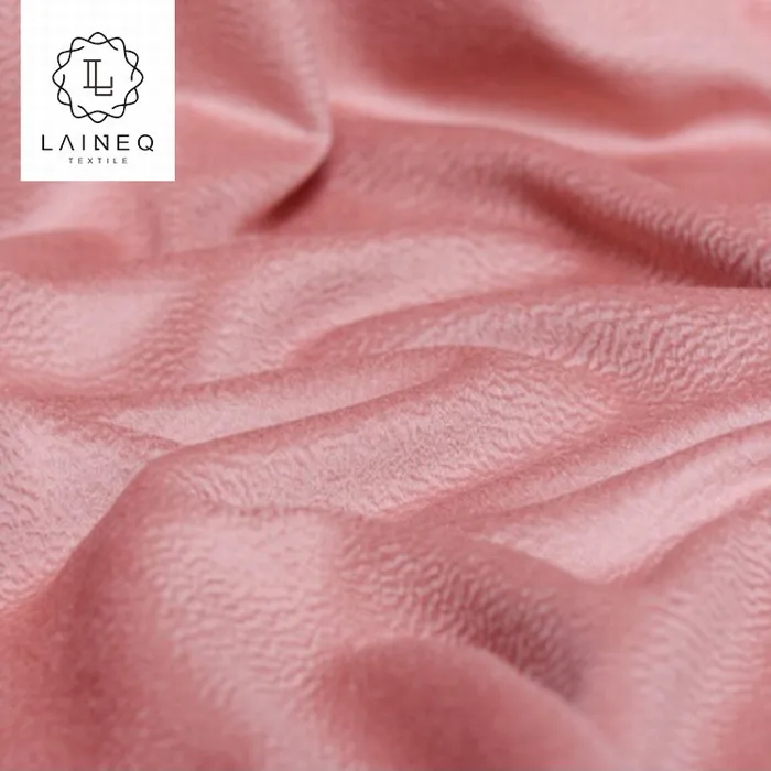 luxury brand design wool pile fabric winter coat silk wool peach fabric