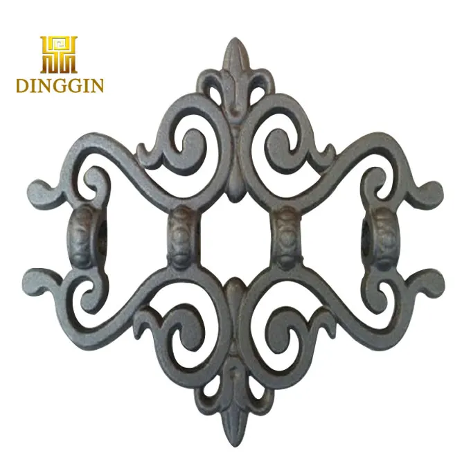 New style wrought iron handrail Wrought iron morden garden stair elements
