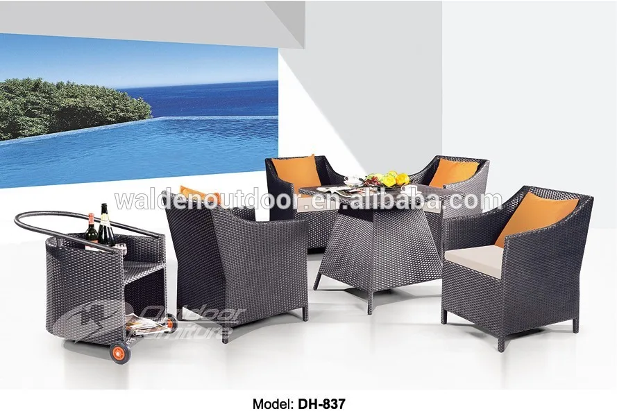 Ресторан ротанга столовая стул ( DH-837 )