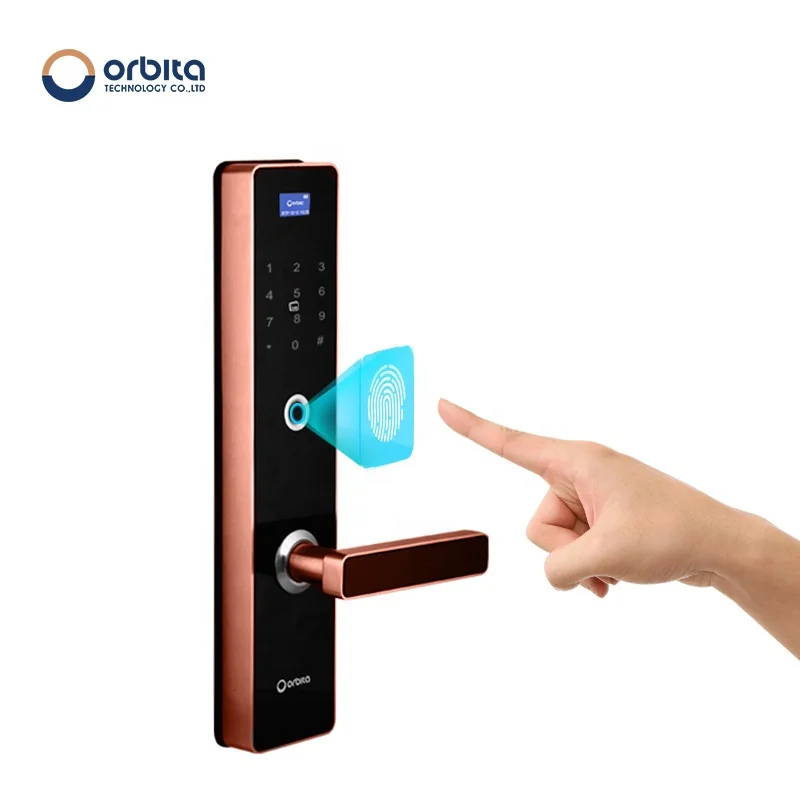 
Orbita wifi mobile phone control enter door lock smart security 