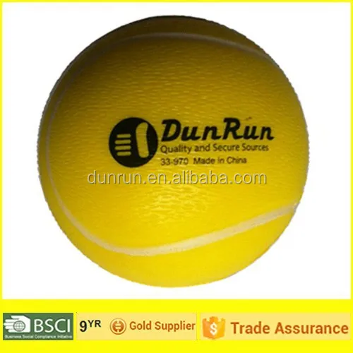 Настраиваемый Логотип, высокое качество, недорогой Желтый спортивный мяч для тенниса из пенопласта