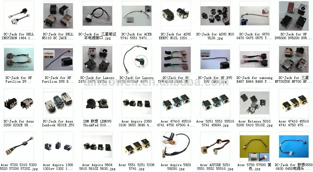 original new laptop spare parts / A B C D Cover / DC power jack / keyboards / CUP cooling fan for notebook repairment