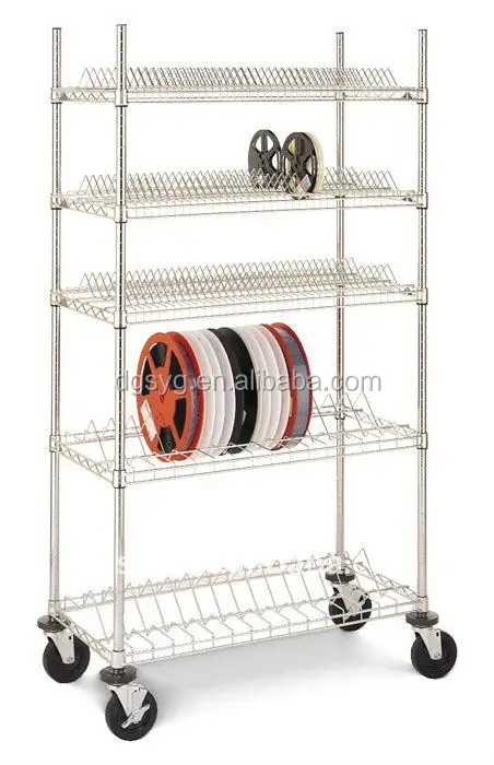 SMD SMT rack reel shelf reel stock shelf for electronic factory reel storage shelf