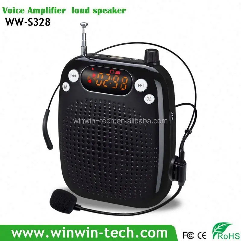 Улыбка лицо портативный микрофон голос amplier S328 США горячий продавать