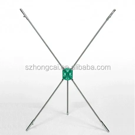 Tabletop Mini X Banner Stand Display