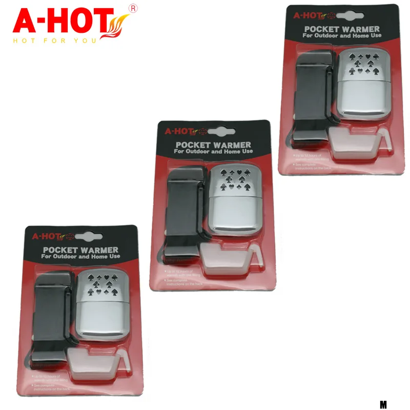 Stainless steel pocket and warmer indoor outdoor activities small heater warmer in pocket