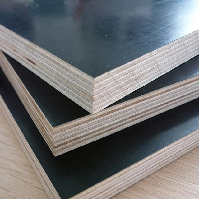 
innovative product 18mm hardwoood joint core black film faced plywood 