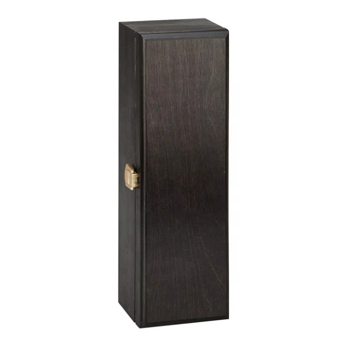 Support custom size printing double-bottled Single bottle  black blue  solid wood red wine box