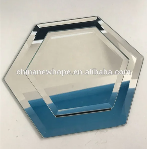 best selling beveled edge mirror plate square and round customize shape mirror good quality