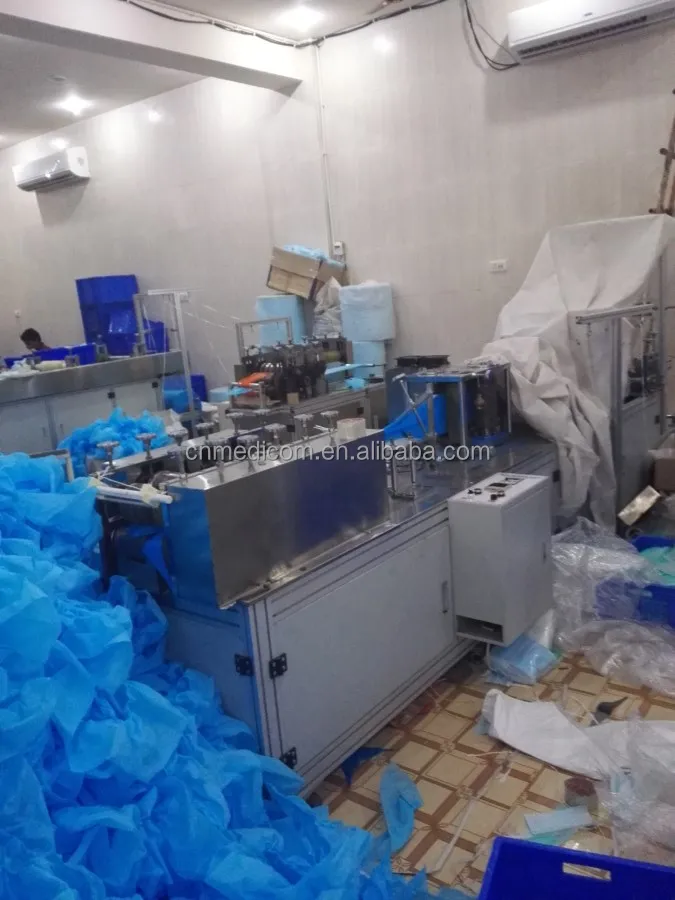 Full-automatic Tie-on Elastic Doctor Cap Making Machine