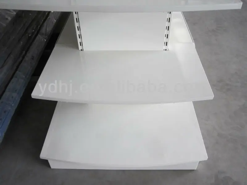 Supermarket layout design-back board shelf