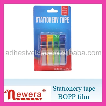 Bopp Stationery Adhesive Tape Roll with Package Made by Acrylic Material