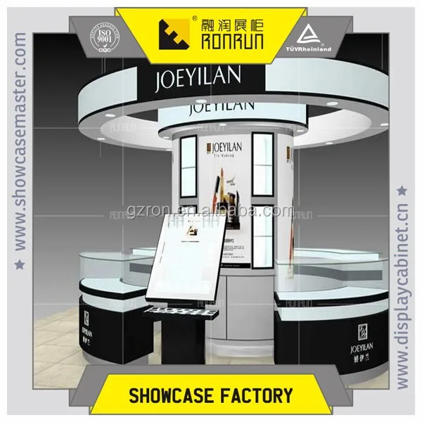 Luxury and famous cosmetic shop interior design for italian cosmetic brands