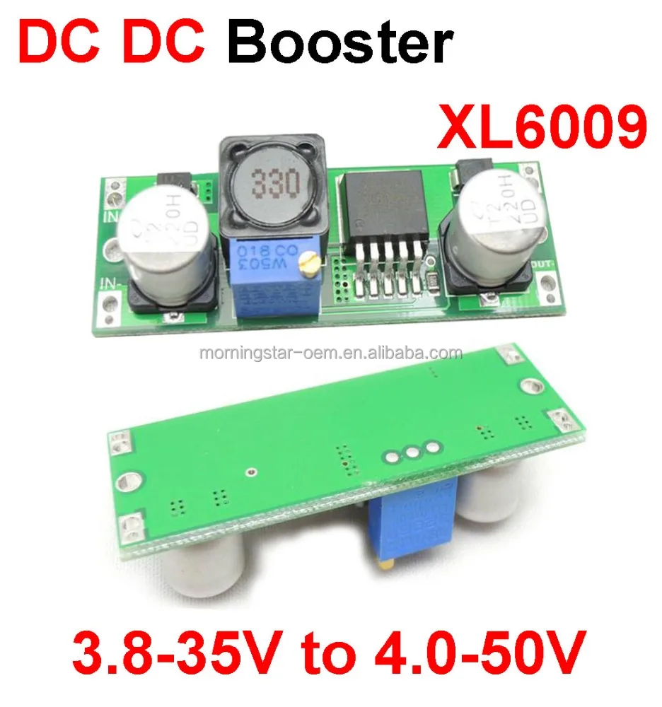 dc converter 12v to 48v Modules XL6009 DC-DC Boost module 3.8-35V liter 4.0-50V adjustable performance