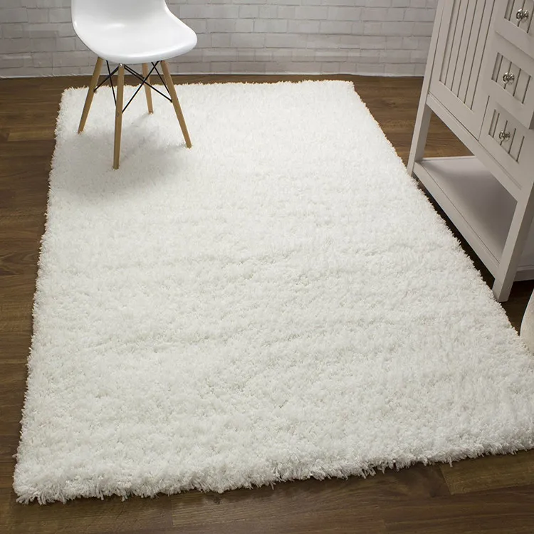 Большой плюшевый ковер с высоким ворсом и микрофибра