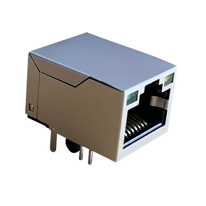 RJMG109xx7101xR 1x1 порт 10/100 базового типа с фильтром и светодиодной опцией RJ 45
