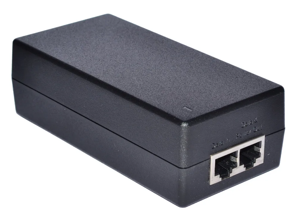 PoE инжектор гигабит 48Vdc адаптер PoE пассивный сплиттер PoE для камеры CCTV / PoE коммутатор / IP-телефон