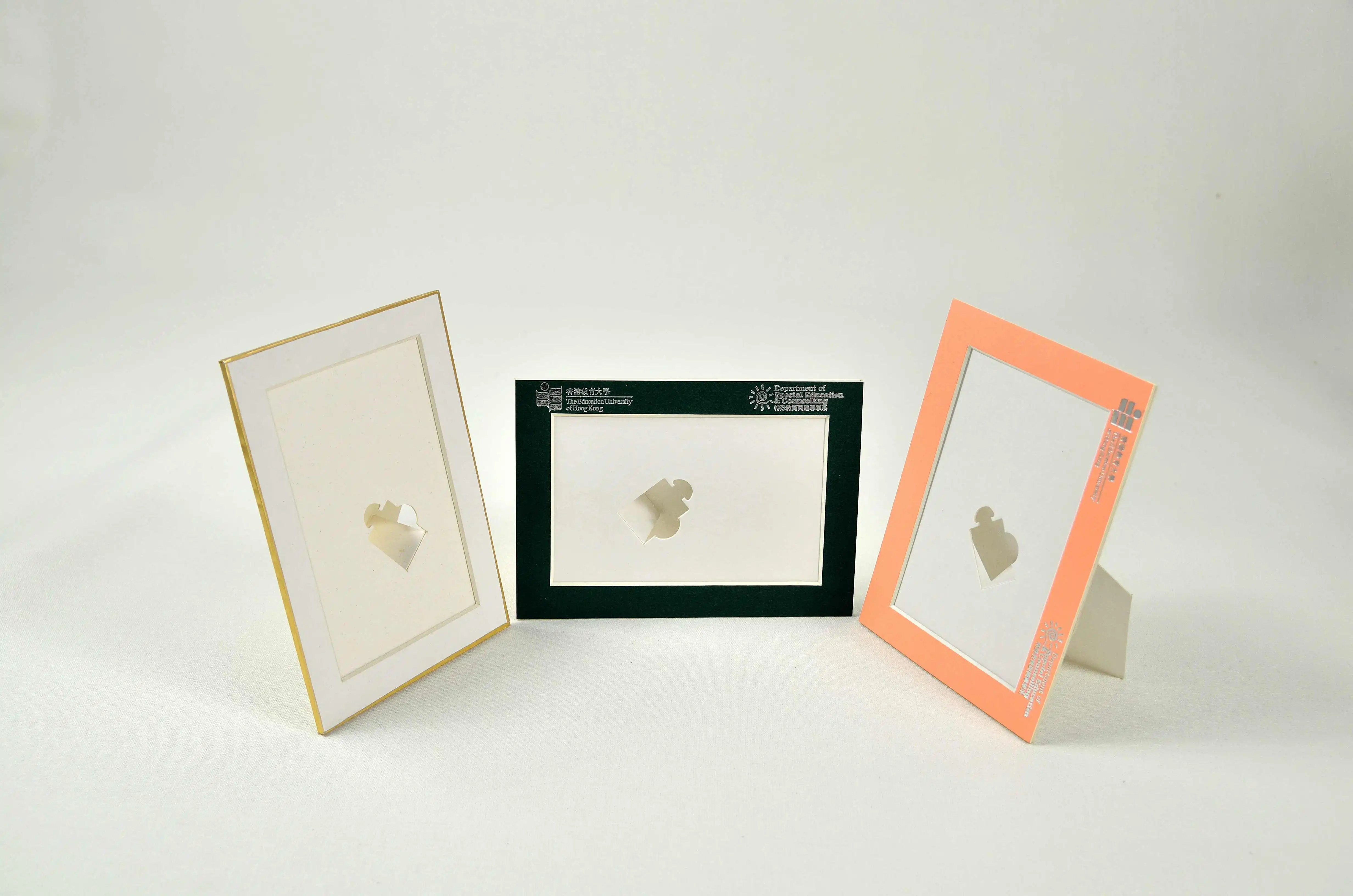 Factory wholesales acid free cheap wedding anniversary picture frames OEM customized matboard  photo frame with stand