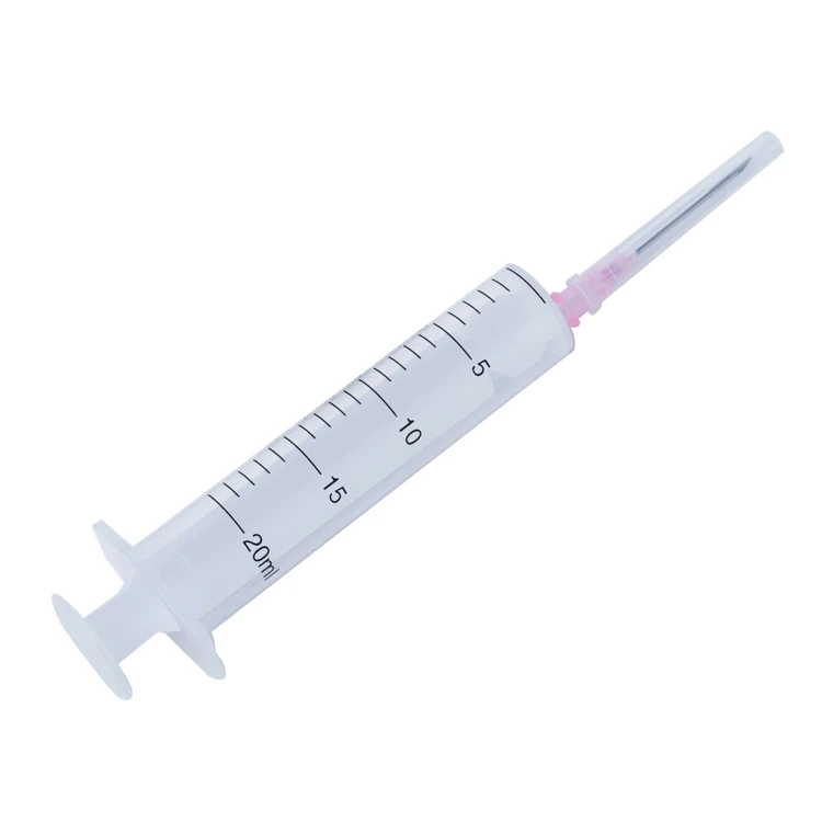 Latex Free Plastic Medical Disposable 2 Parts Syringe