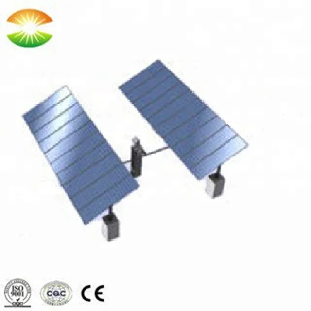 5kw automatic flat single axis sun tracker solar tracking system with hot galvanizing