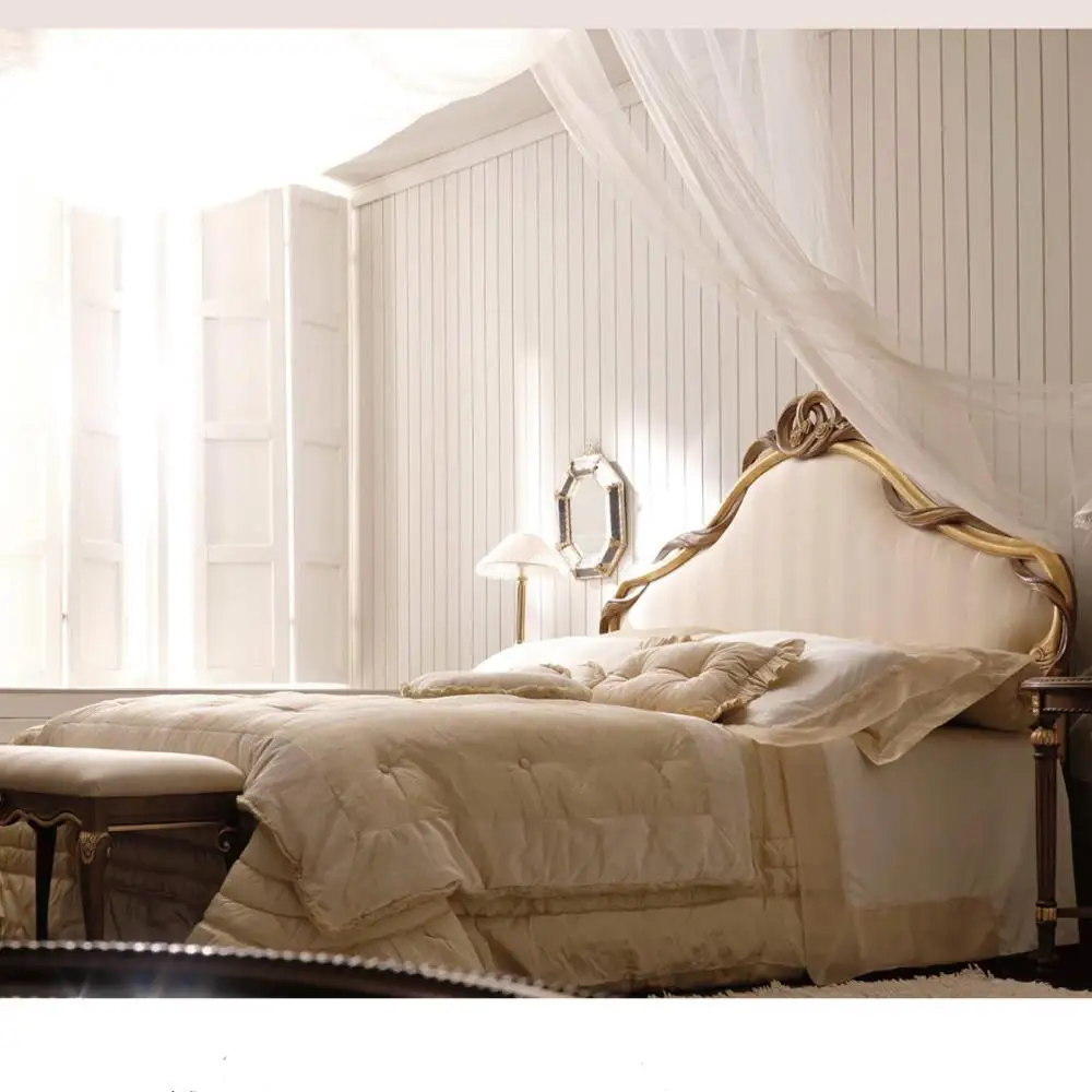 customized home furniture hand made rococo french romantic home furnishing decoration full set matching provincial bedroom set