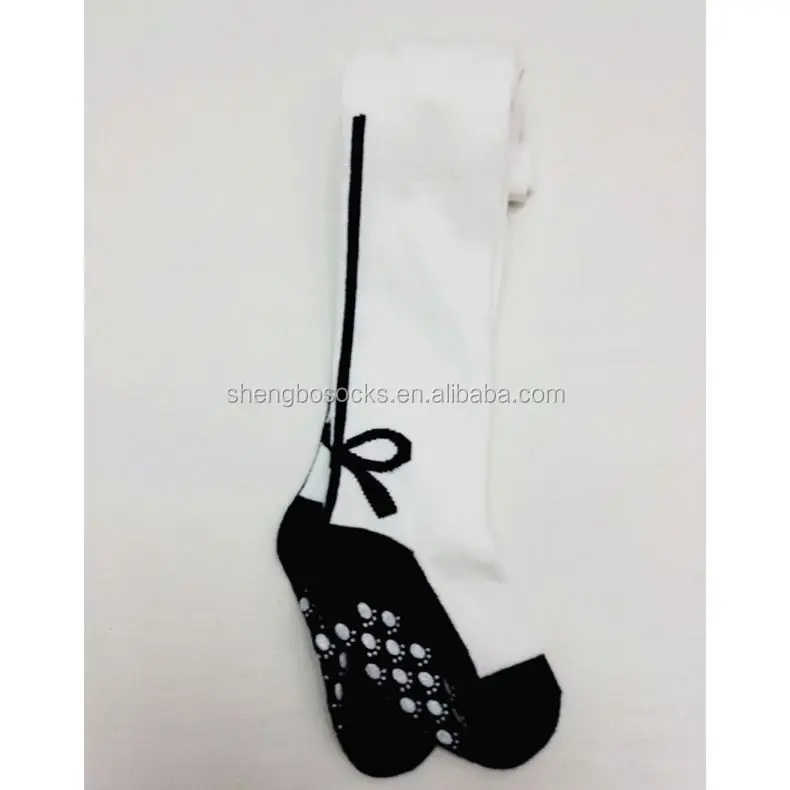 Spring and autumn baby anti-skid non-slip pantyhose, pretty big bowknot baby pantyhose