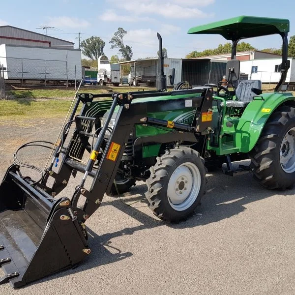 
Chinese Cheap Farm small 30hp 40hp 4wd compact tractor Mounted frond end loader with bucket for sale 
