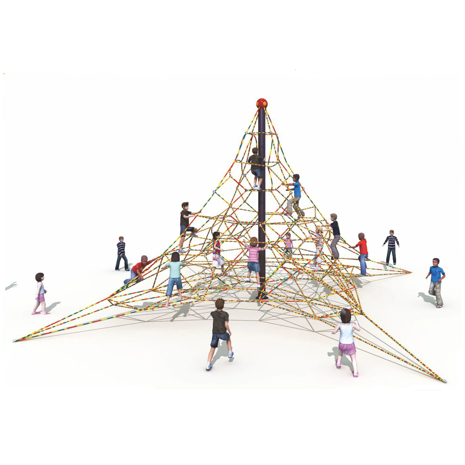 Kaiqi 2018 New design Climbing Series Adventure Physical Training Outdoor Playground Equipement  for Children Amusement Parks