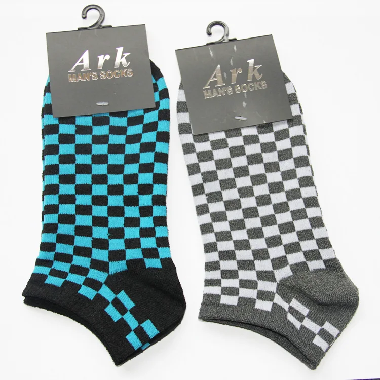 knitted thick cotton mens purple dress socks