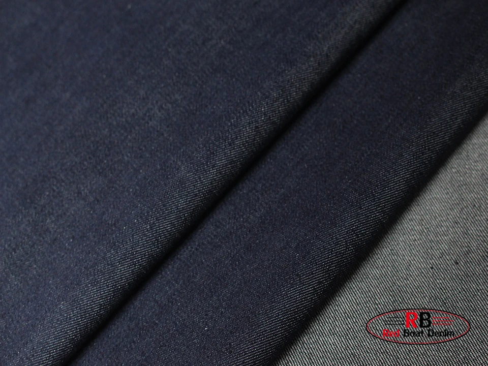 98cotton 2 spandex blue cotton twill denim fabric for shirting