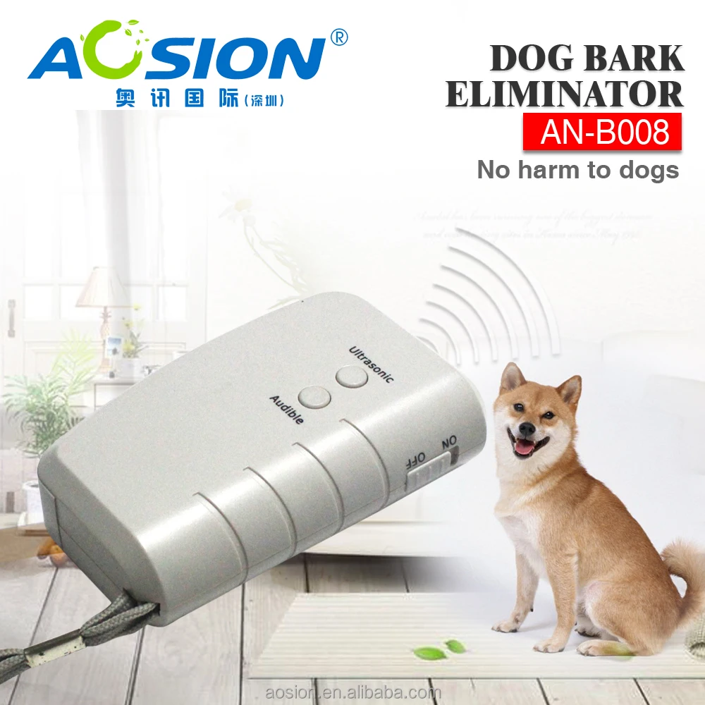 In stock in time delivery Aosion electronic powerful pet dog training device portable ultrasonic dog barking control