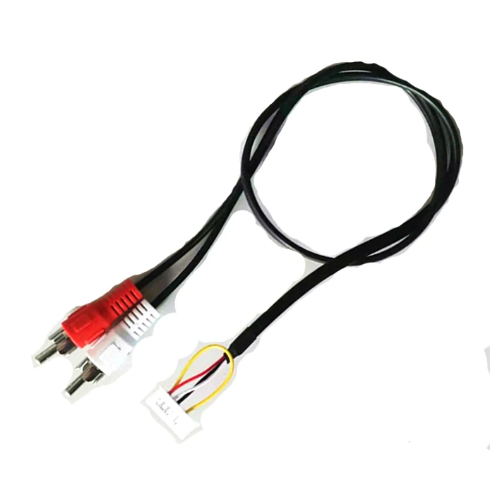 RCA SOCKET TO  PH2.0-8P AV video signal input output cable conversion connection plate lead processing