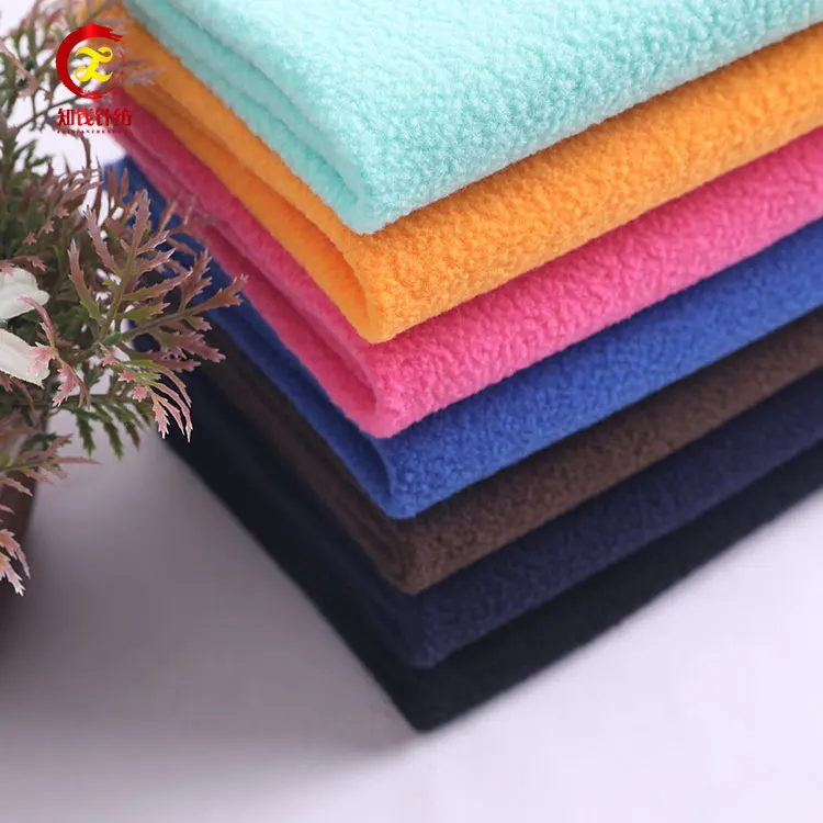 Free Sample 100 polyester two side brushed cheap polar fleece fabric for sale