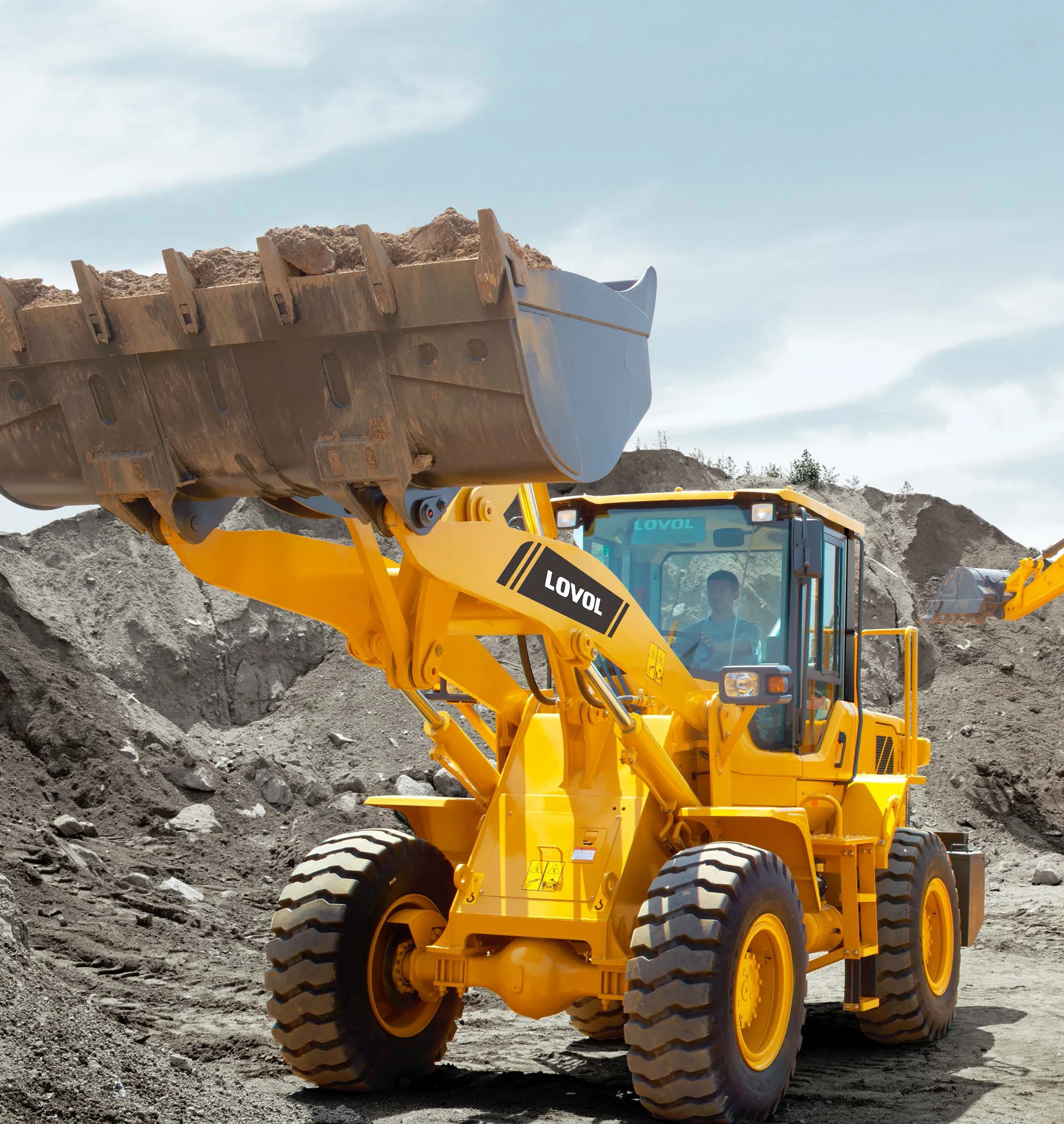 Chinese Wheel Loader 3 Ton Front End Weichai Engine 92kw LOVOL FL938F-II