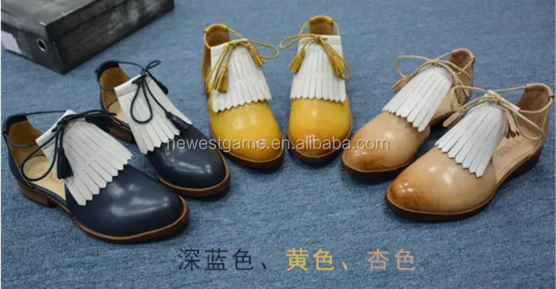 
Factory custom high-end brand casual Vintage gladiator shoes women sandals tassel genuine leather lady shoes 