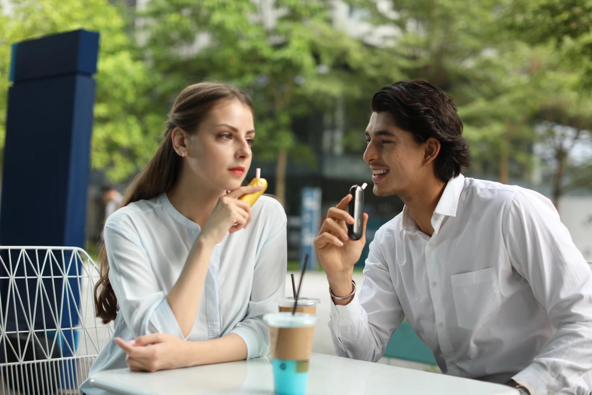 factory patent design health harmless real feel heat not burn kits e cigarette