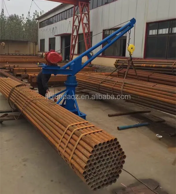 360 degree lifting machine/outdoor lifting small crane for construction hoist with remote control