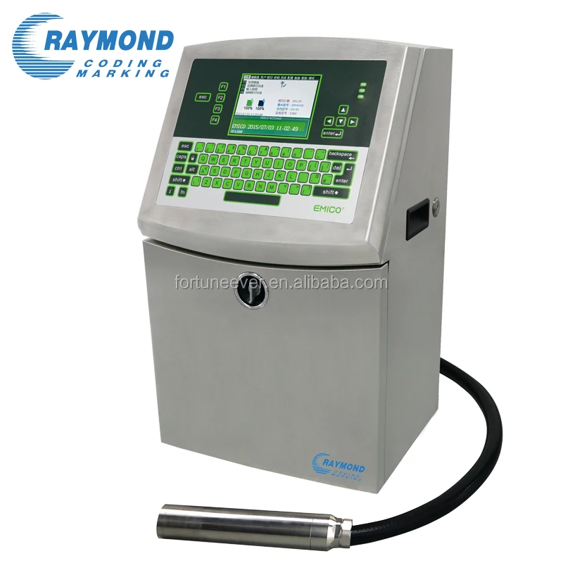 Машина для трафаретной печати, дата, время, количество букв, струйный кодер