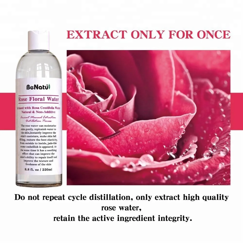 100% Natural Pure Rose Floral Water Hydrosol Rose Water