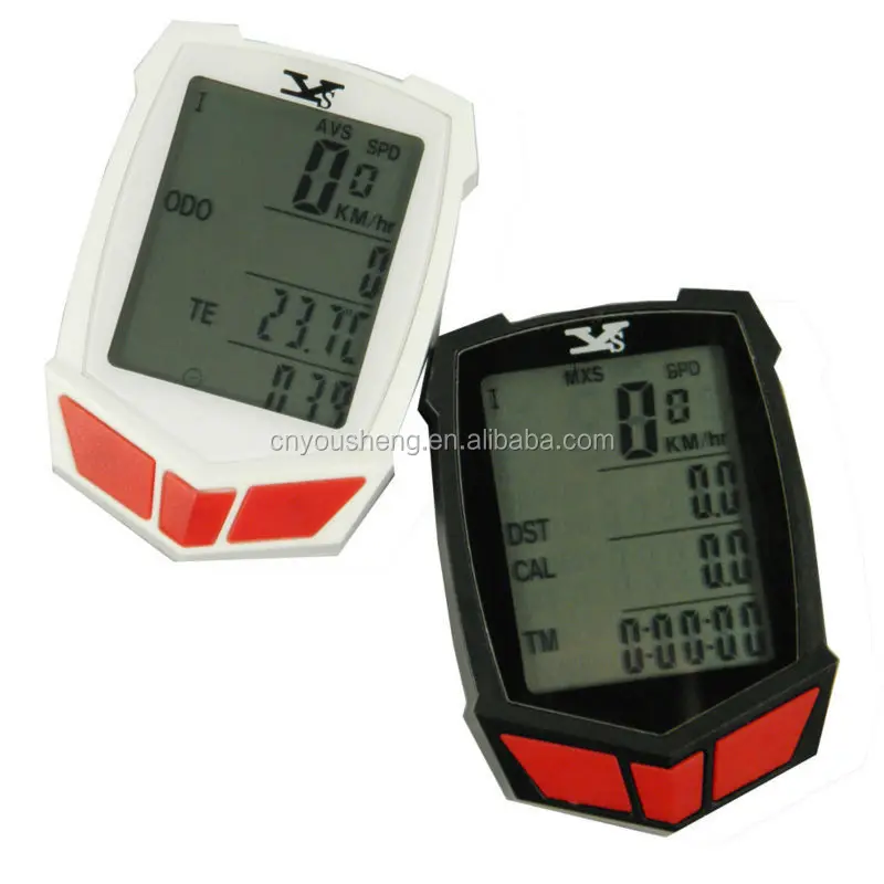 YS 661 wireless exercise bicycle computer digital multi function high quality speed odometer