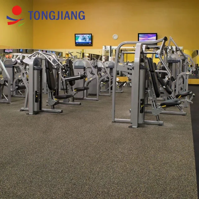 
 Кроссфит, высокая плотность, бесшумное резиновое напольное покрытие для тренажерного зала  