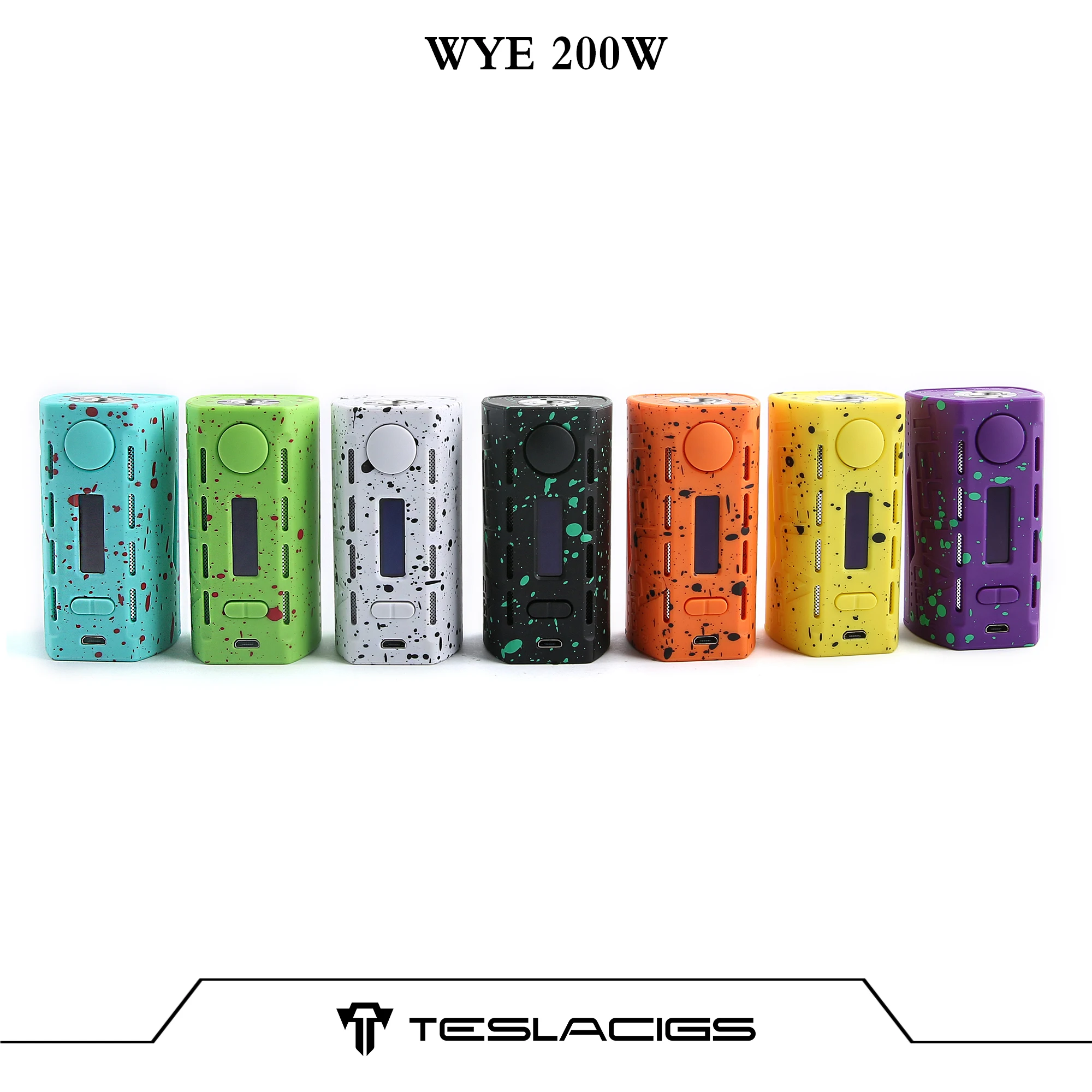 
Tesla Colorful and Light Vape kit WYE 200W kit from Manufacturer 